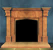 Click for details on Gothic Corbel fireplace